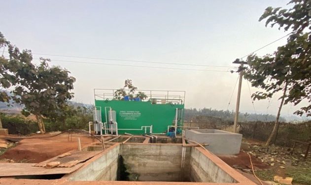 Sewage Treatment Plant Of 60 Kld Operated To Treat The Waste-water From Domestic Use And Reclycled As Per The Norm