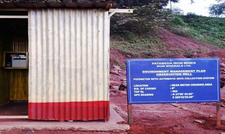 Piezometer With Automatic Data Collection System Installed To Measured The Water Level Inside Our Mining Lease Area