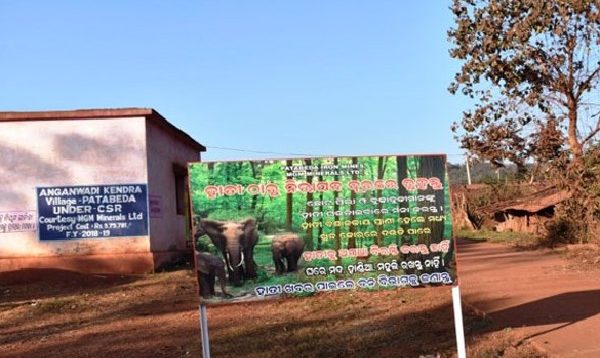 Display Awareness Boards Under Wildlife Management Plan In Patabeda Village