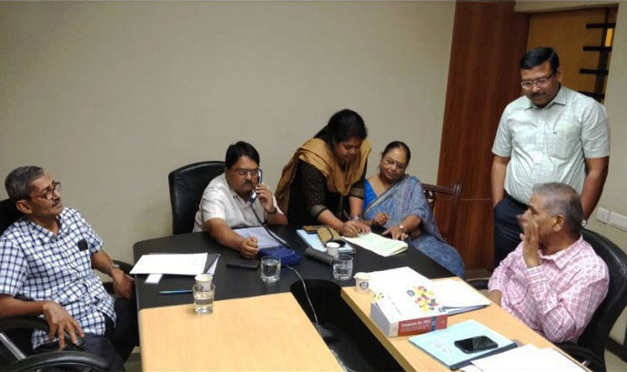 Miss Sabita Mohanty, Director MGM Signing MoU with CIPET, Bhubaneswar in 2018 for Skill Development – Technical Training