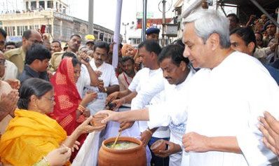 Supported Hare Krishna movement during Puri Rathajatra by Donating Rs.17 Lakhs for distribution of Prasad
