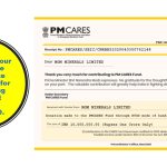 Certificate from the PMO for Supporting the Fight Against COVID-19